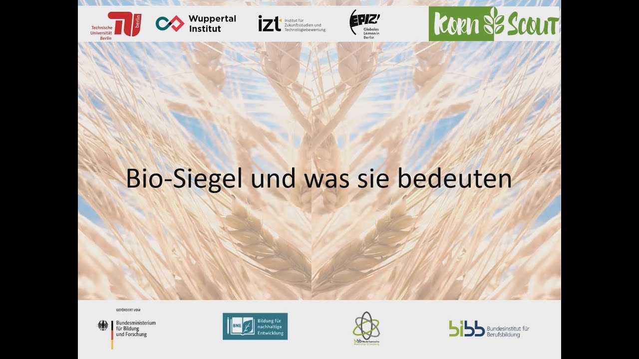 Bio-Siegel und was sie bedeuten