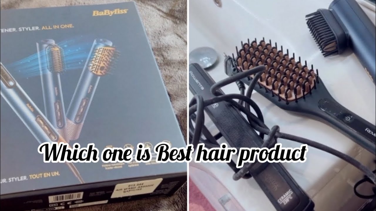 Best hair product//Babyliss Air Wand hair dryer, styling and straightening All in one#dailyvlog