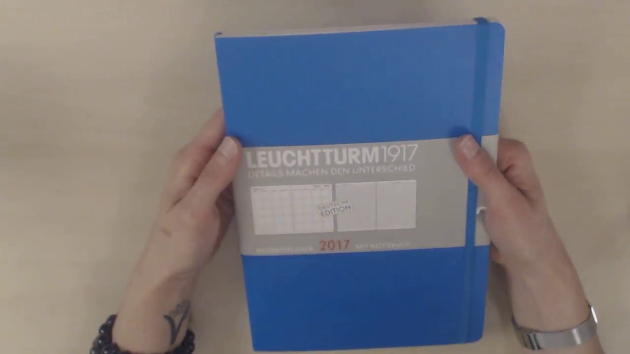 Leuchtturm B5 2017 monthly planner