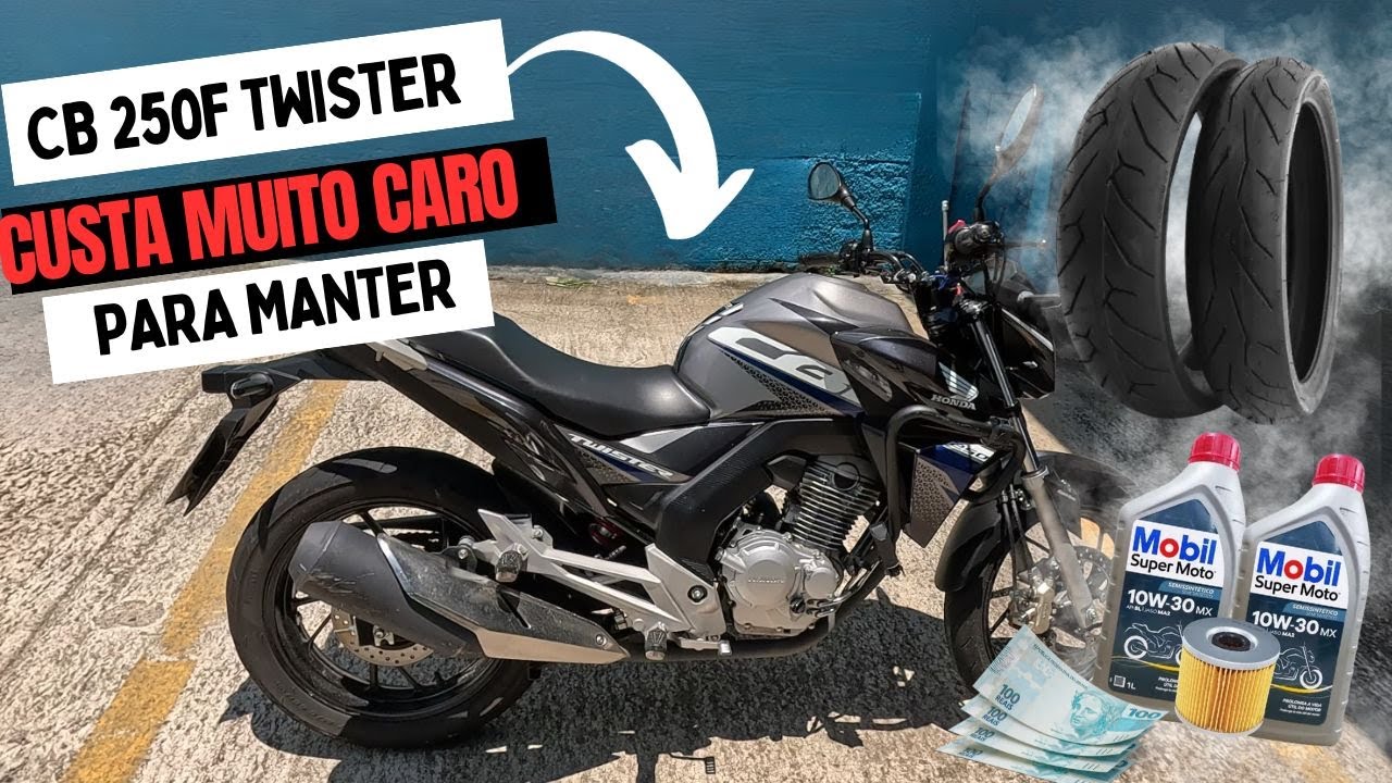 QUANTO CUSTA MANTER UMA HONDA CB 250 TWISTER ? [GASTOS PEÇAS E ACESSORIOS 2024]