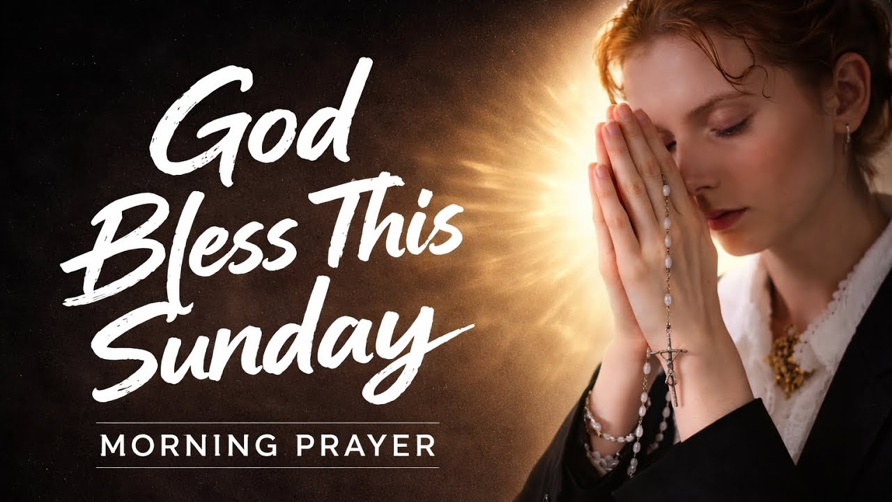 God Bless This Sunday | Peaceful Sunday Morning Prayer for Strength & Hope
