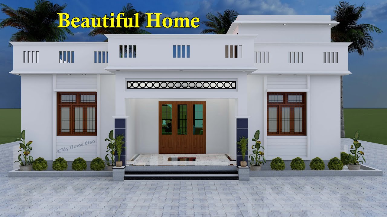 सबसे अच्छा घर का डिज़ाइन एक भाई के लिए I  घर का डिजाइन 4 बेडरूम के साथ I Simple Home @Myhomeplan