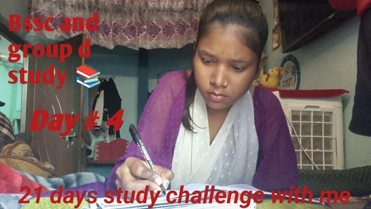 21 days study challenge with me #Day #4📚💯 group d and bssc study 📚