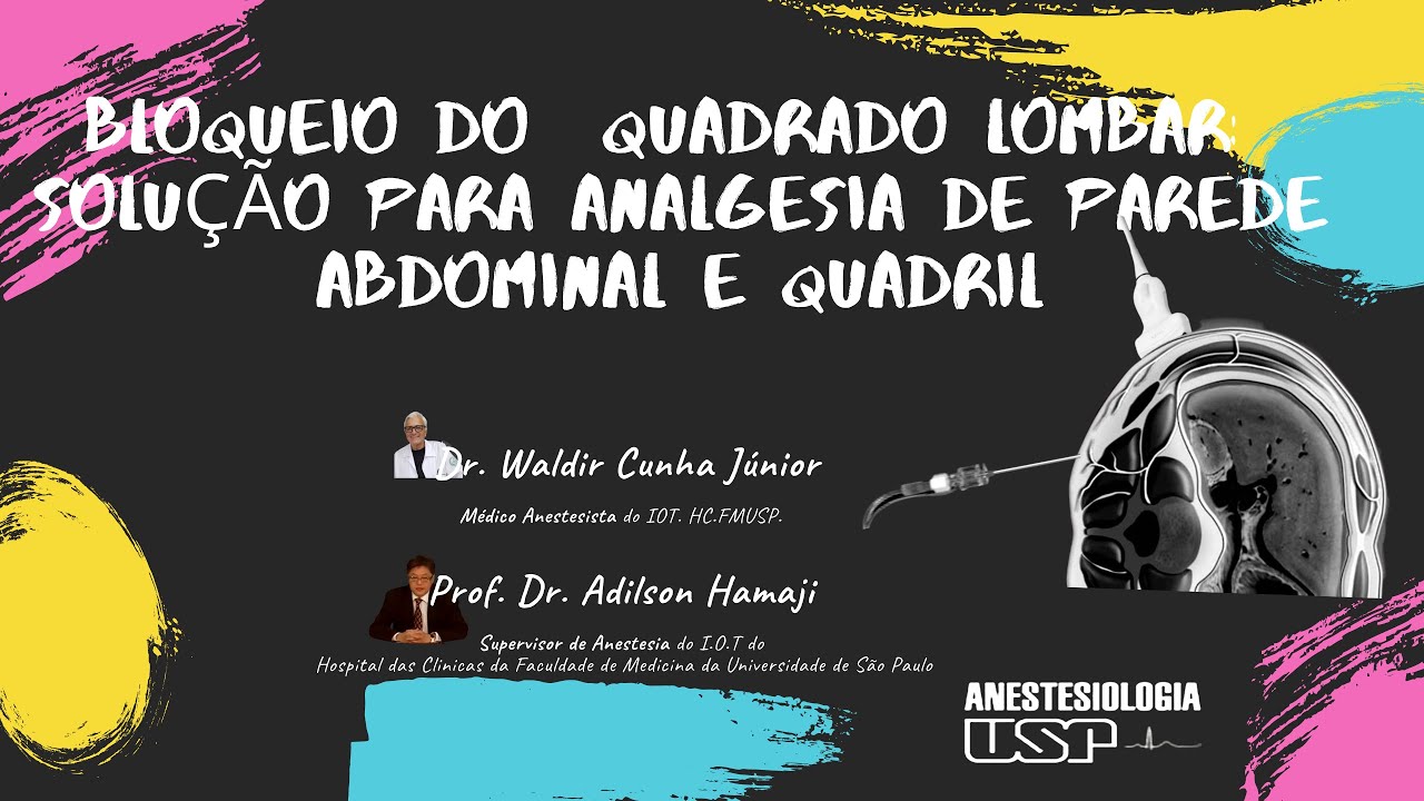 Bloqueio do quadrado Lombar A gravado