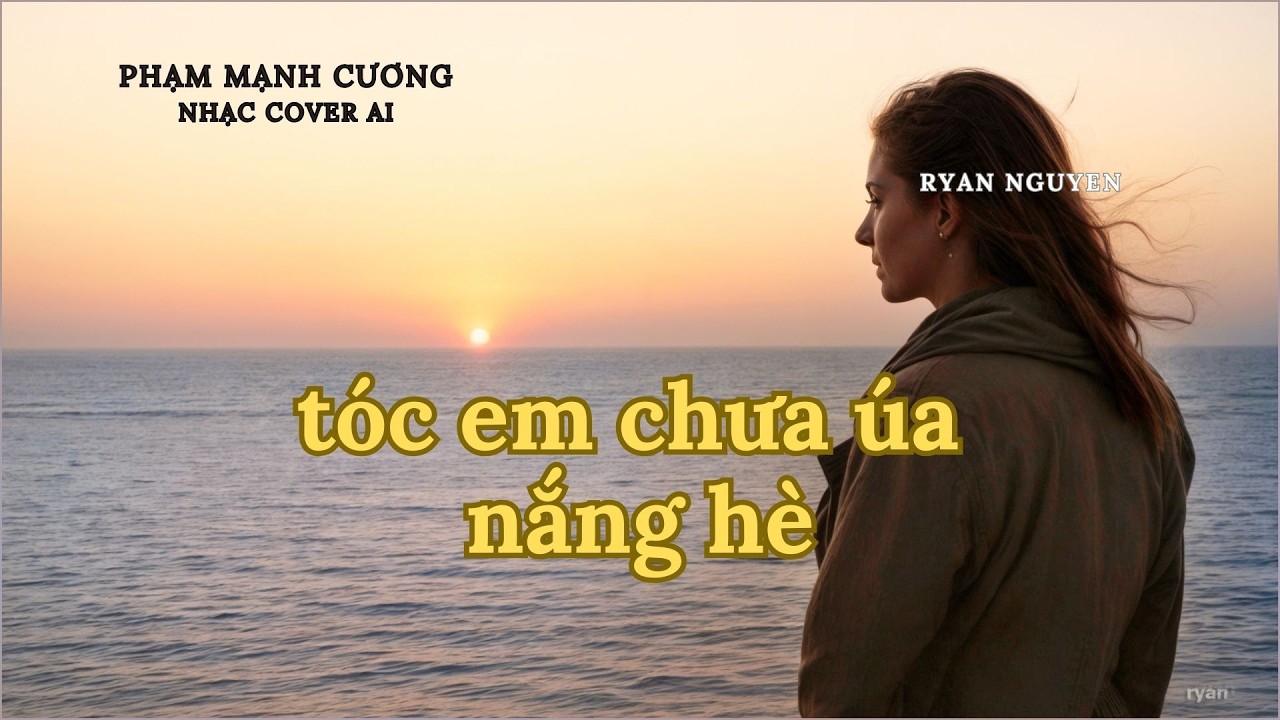 TÓC EM CHƯA ÚA NẮNG HÈ - PHẠM MẠNH CƯƠNG - NHẠC COVER AI - RYAN NGUYEN