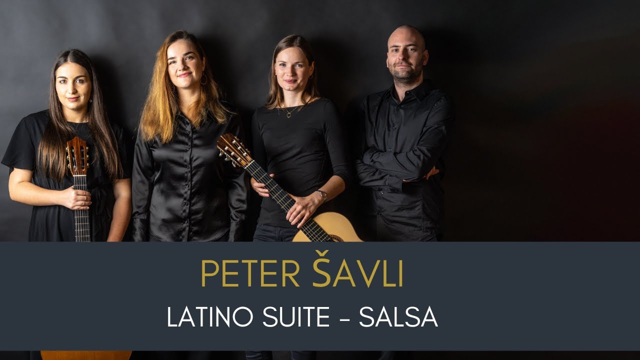 Weimar Guitar Quartet plays Latino Suite by Peter Šavli – III  Salsa