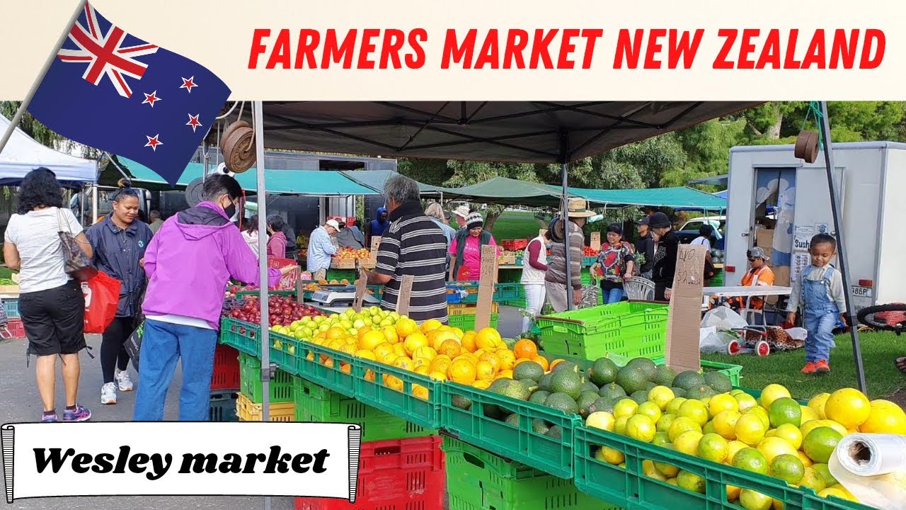Farmers Market in New Zealand (Wesley Market) 