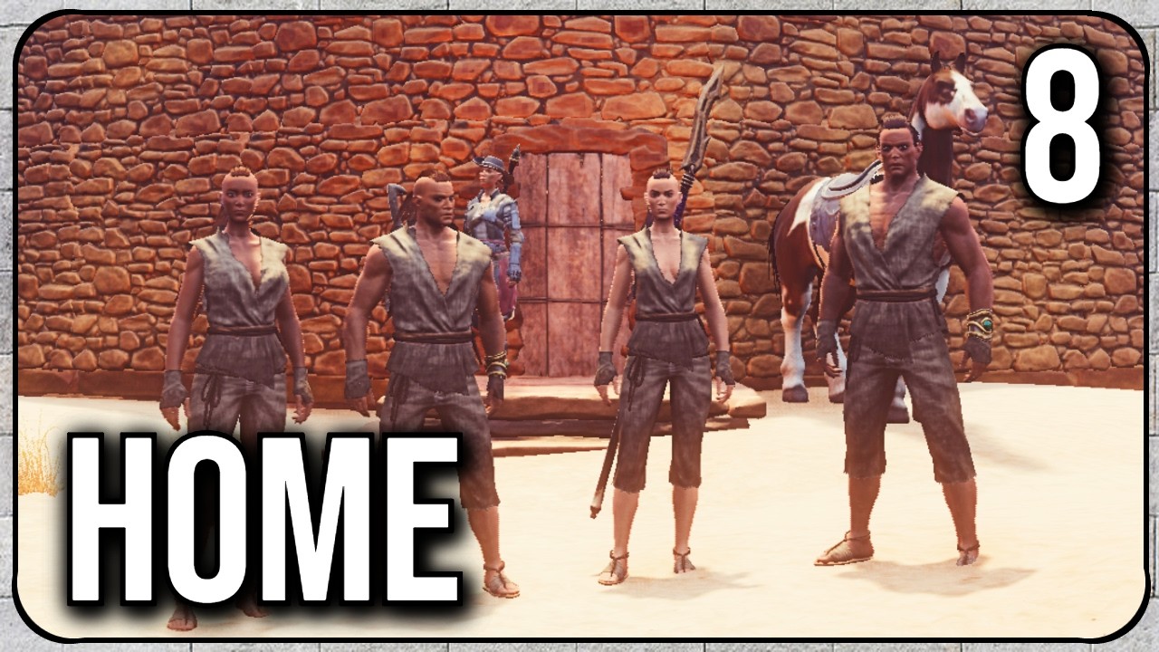 EP8. New Base & New Friends | Conan Exiles