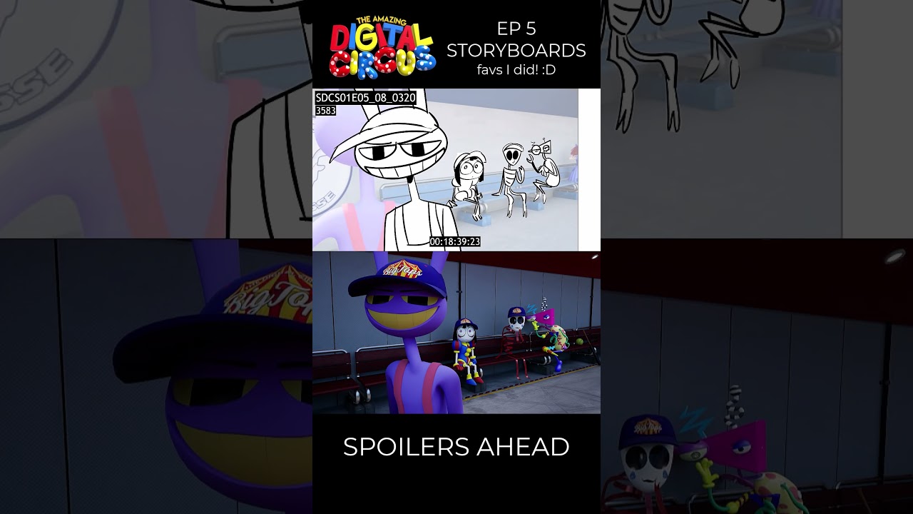 The Amazing Digital Circus EP 5 STORYBOARDS I Liked Doing!
