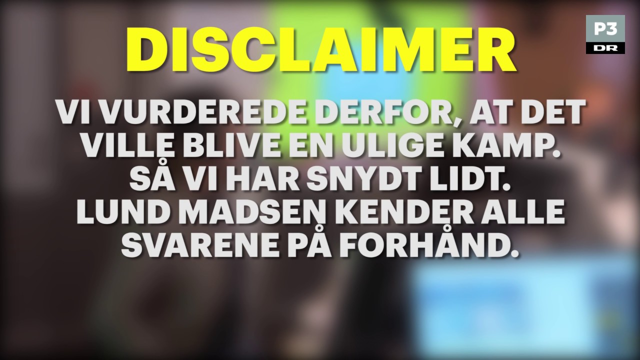 Anders Lund Madsen snyder Anders Breinholt i quizzen | Musikquizzen | DR P3