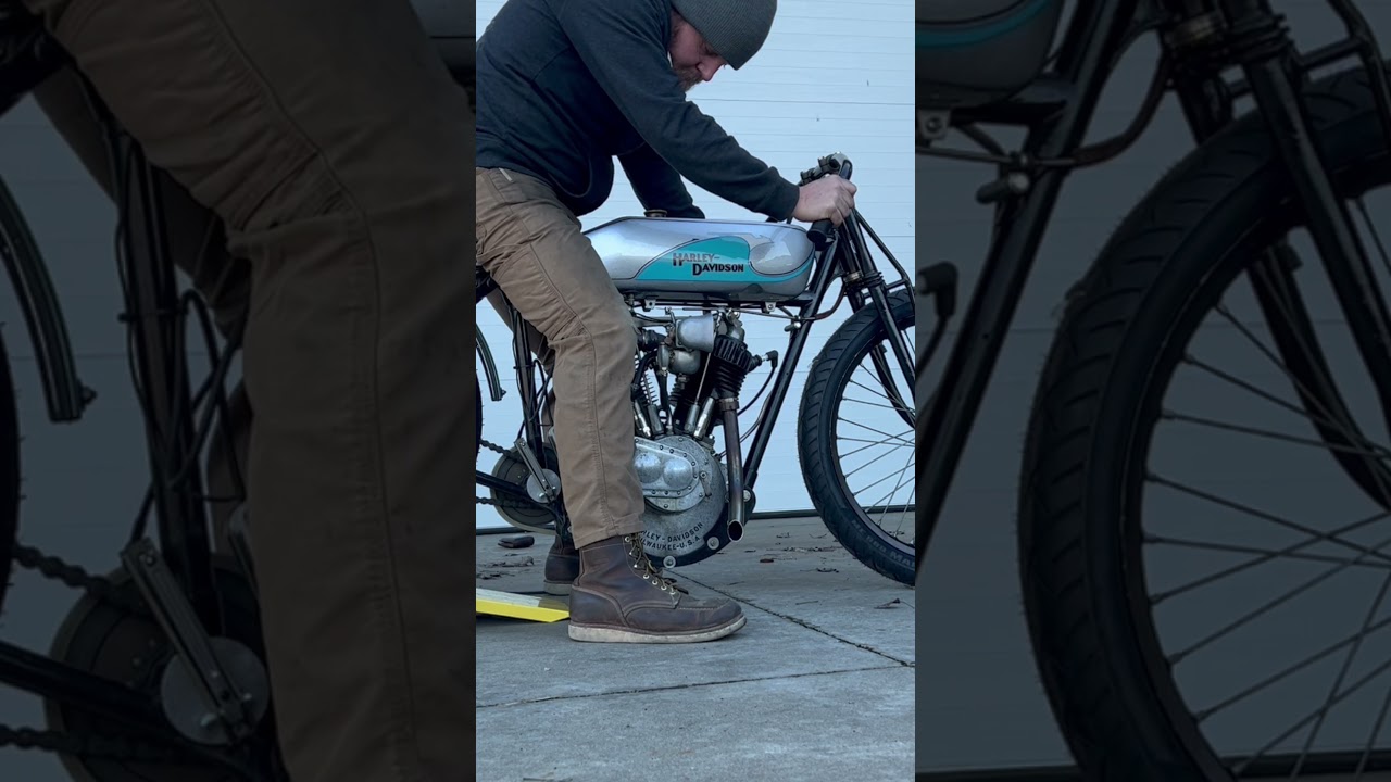 1919 Harley-Davidson board track racing motorcycle 🔥