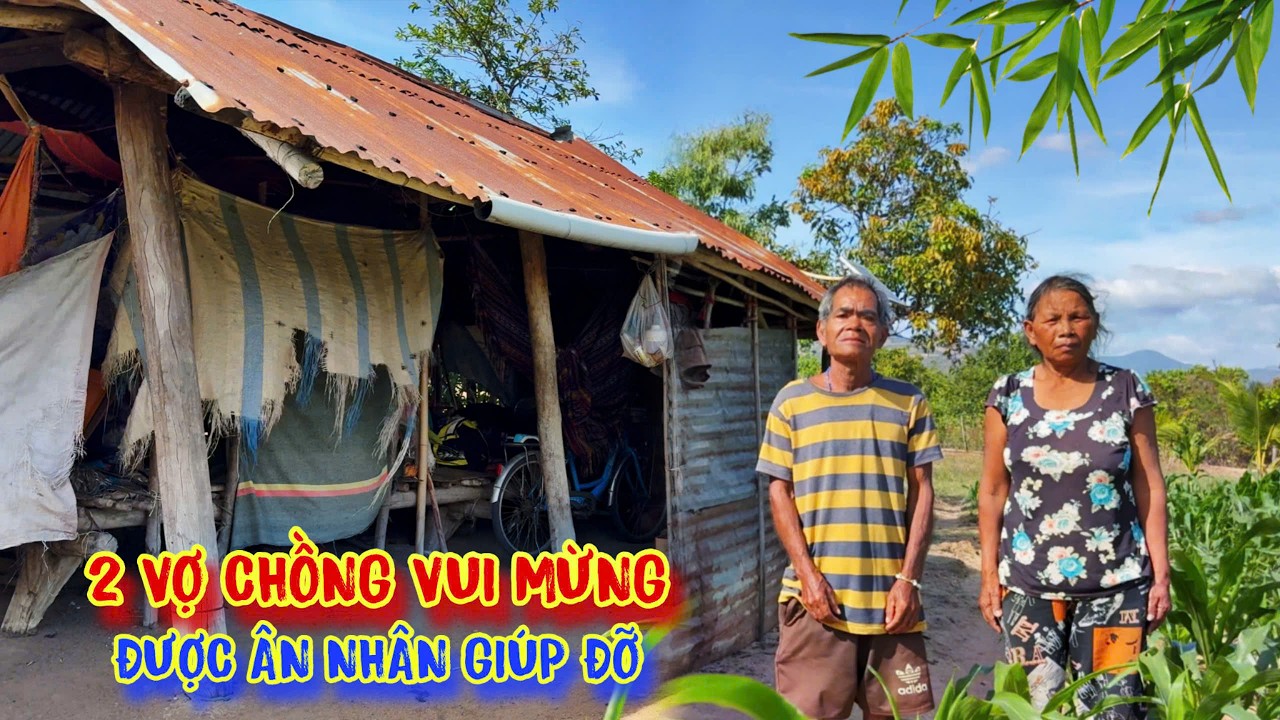 MÙNG 4 TẾT giúp đỡ 2 vợ chồng nghèo, ăn ngủ ở RẪY RỪNG - tập 1664