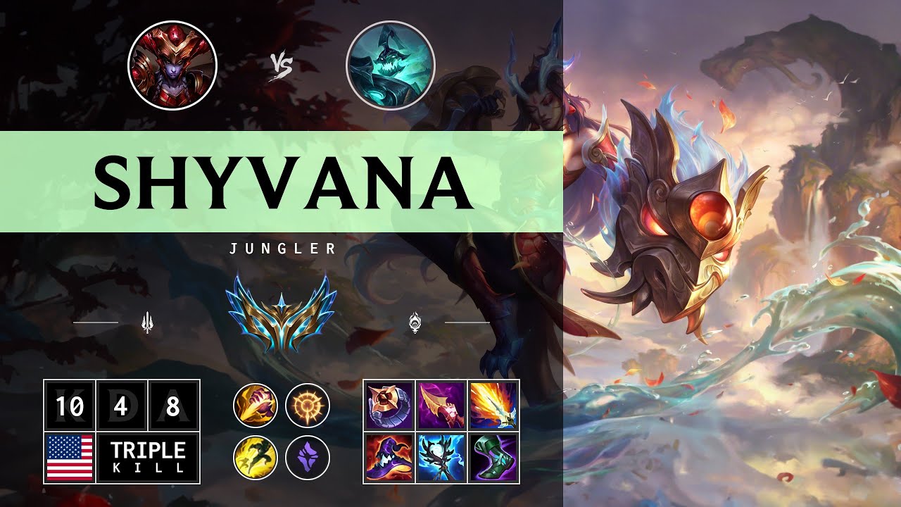 Shyvana Jungle vs Hecarim - NA Challenger Patch 14.12