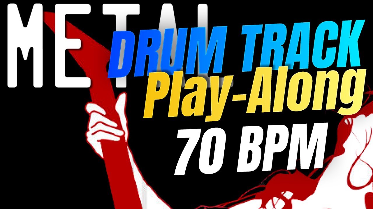 Metal Drum Track Play-Along: Metal Drum Loop #11 (70 bpm)