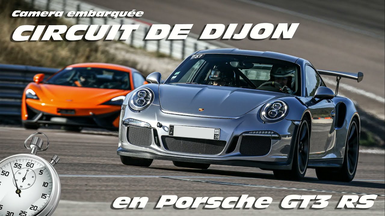 Caméra embarquée au circuit de Dijon Prenois en Porsche GT3 RS - Session 16h30