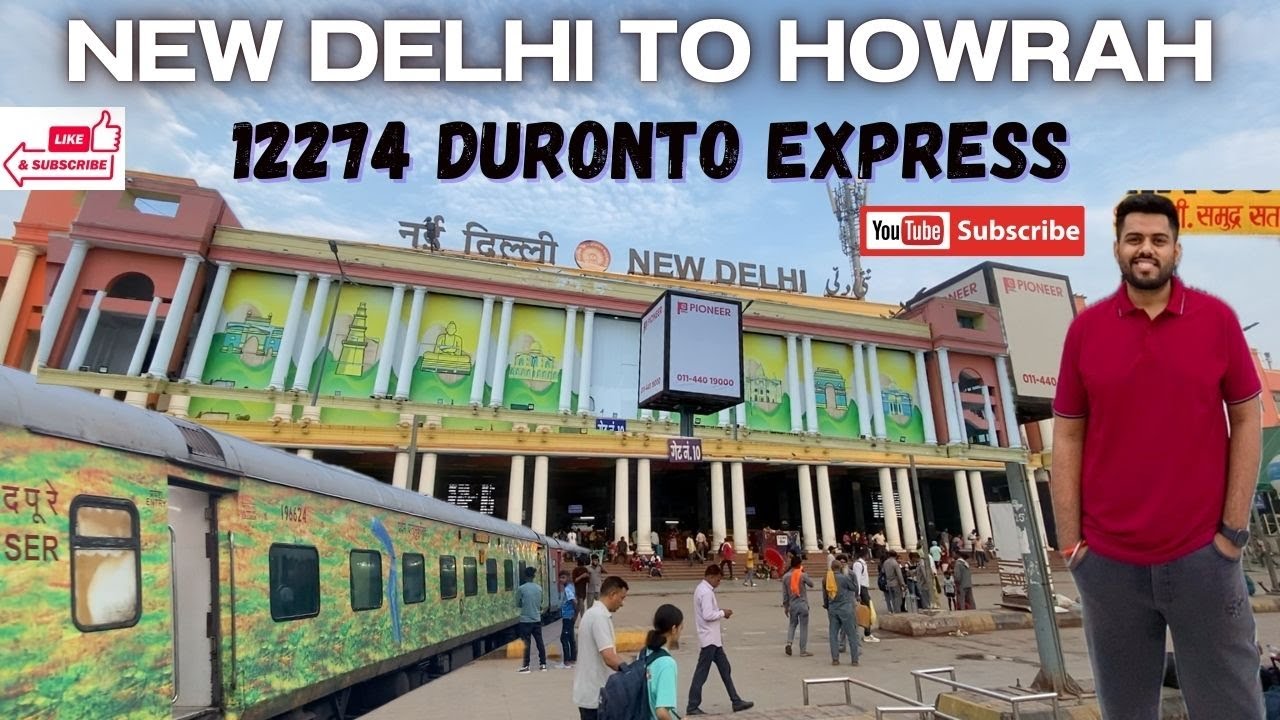 12274 New Delhi - Howrah Duronto Express | New Delhi To Howrah | Train Journey Vlog in 3rd Ac | 2025