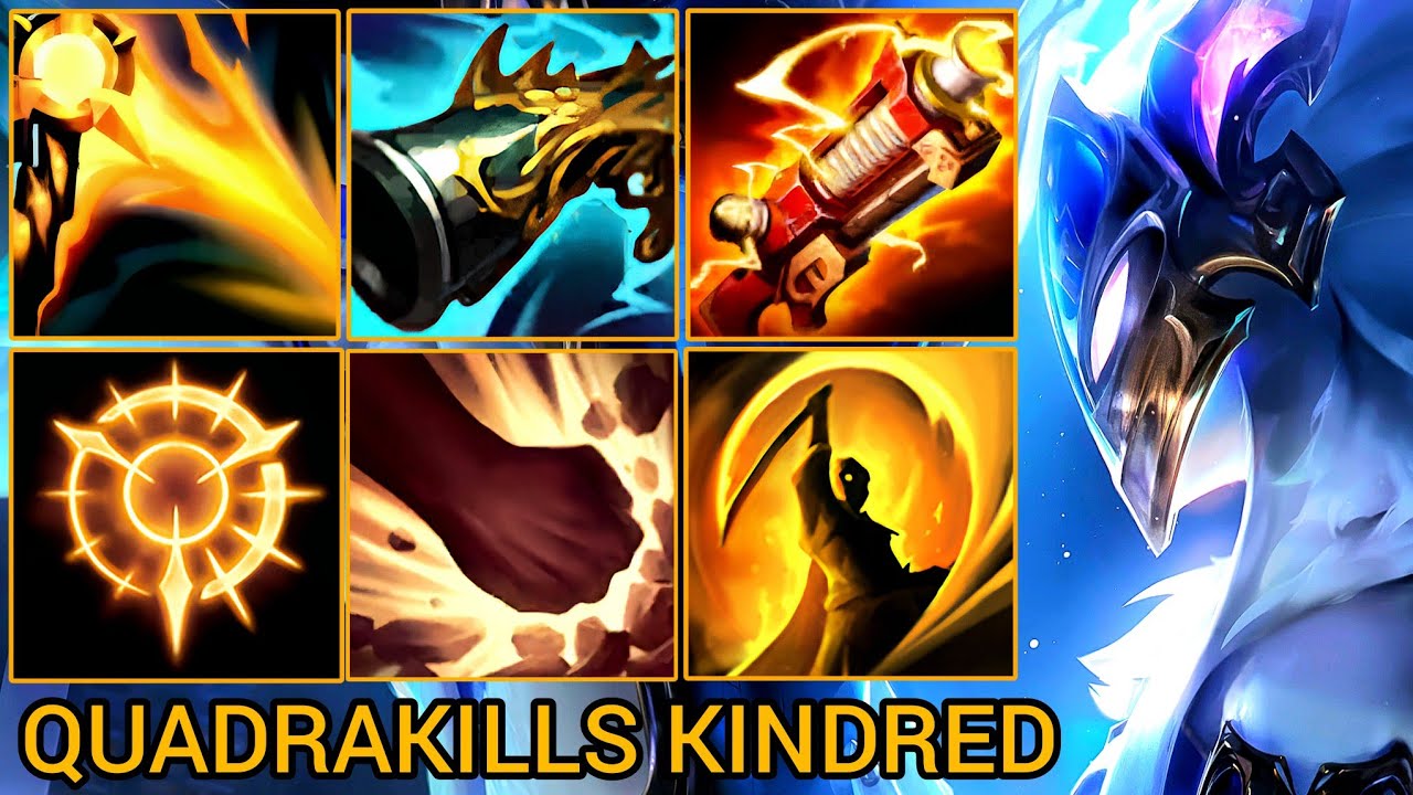 Still OP Kindred Quadrakills - China Wild Rift Highlights By Tiarty