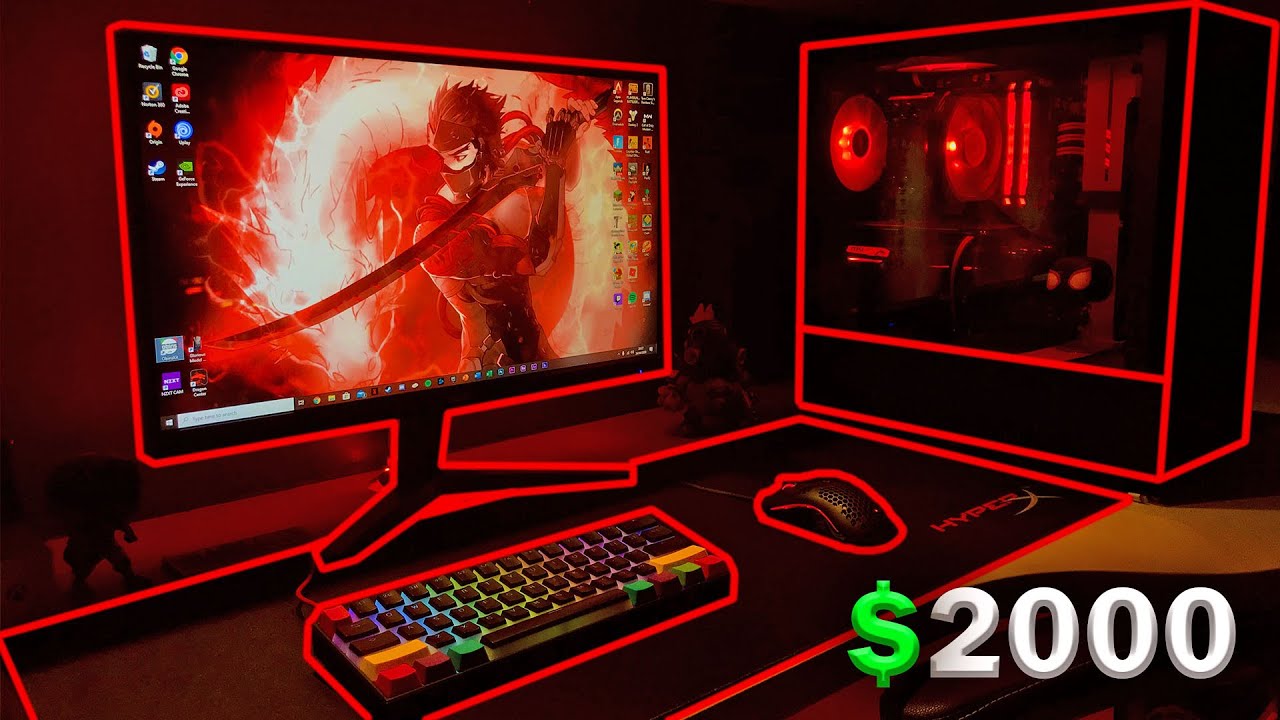 INSANE 16 YEAR OLD GAMING SETUP TOUR 2020!