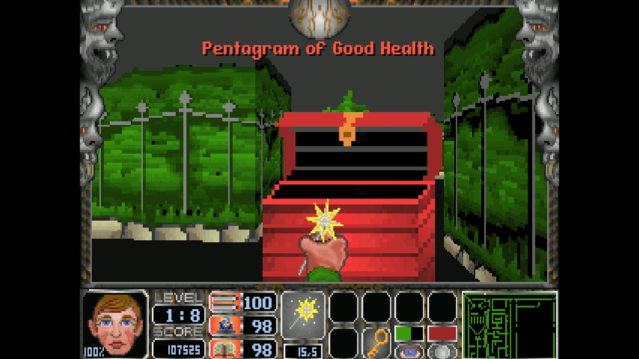 Nitemare 3D Shareware v1.1 (DOSBox) - E1L8