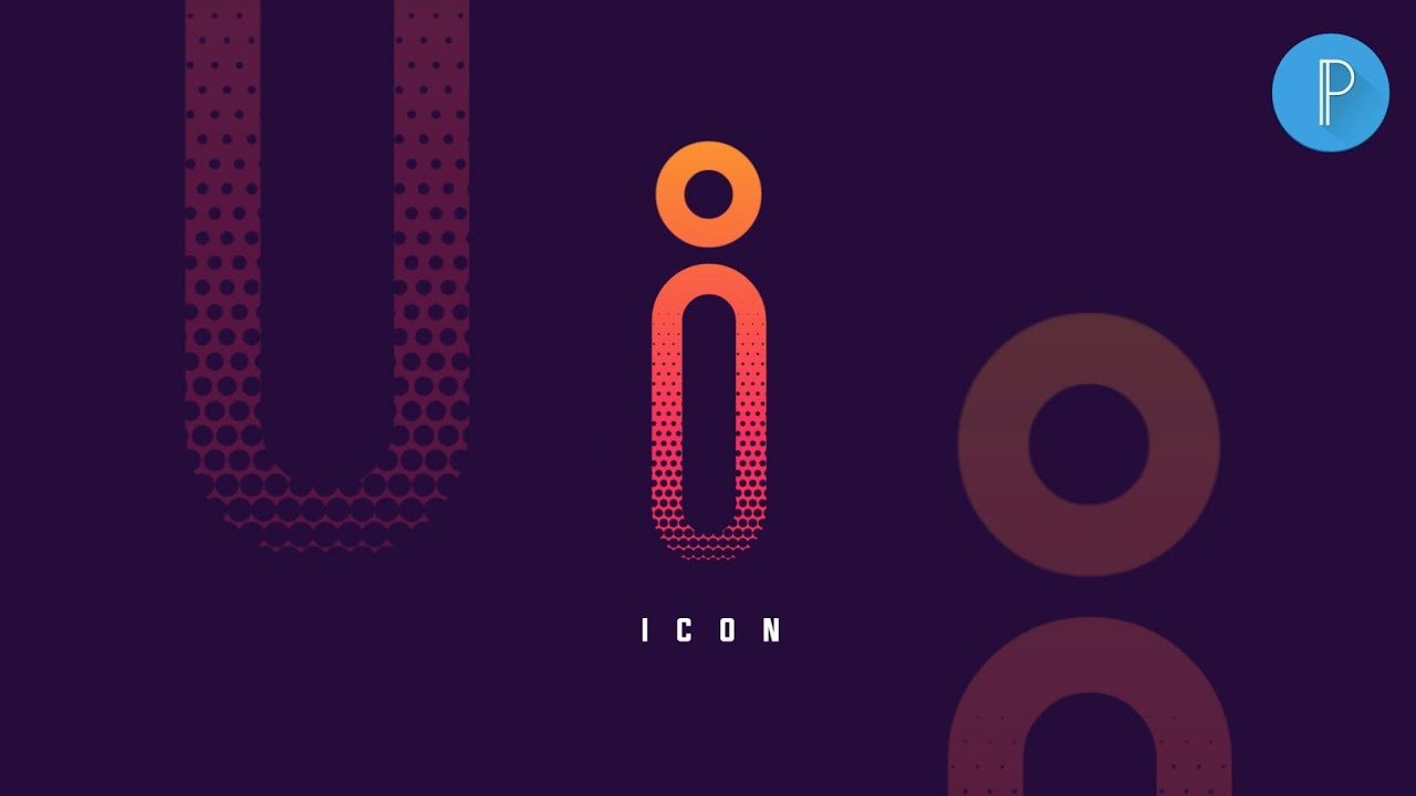 Letter i logo design in android | letter i logo design pixellab | pixellab logo | #ARTISTWORLD #AW