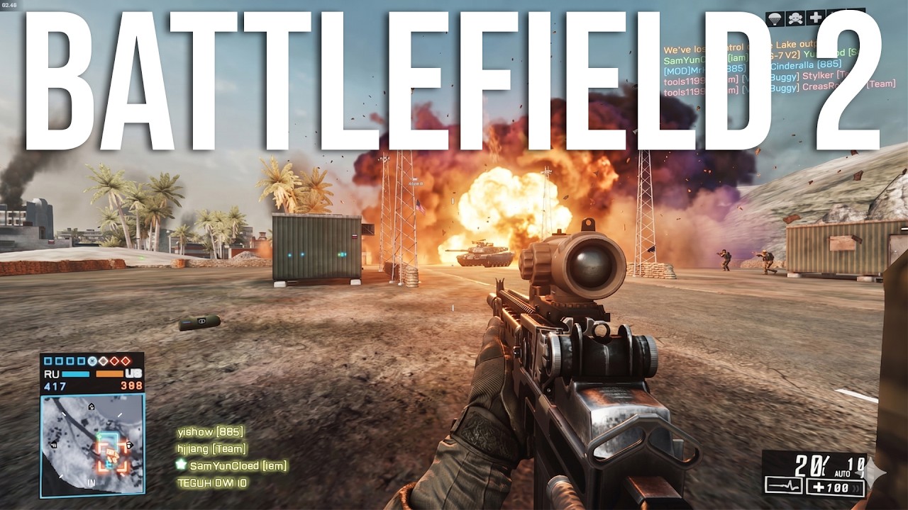 This Battlefield 2 Mod Looks Like Battlefield 4 in Ultra Graphics🔥