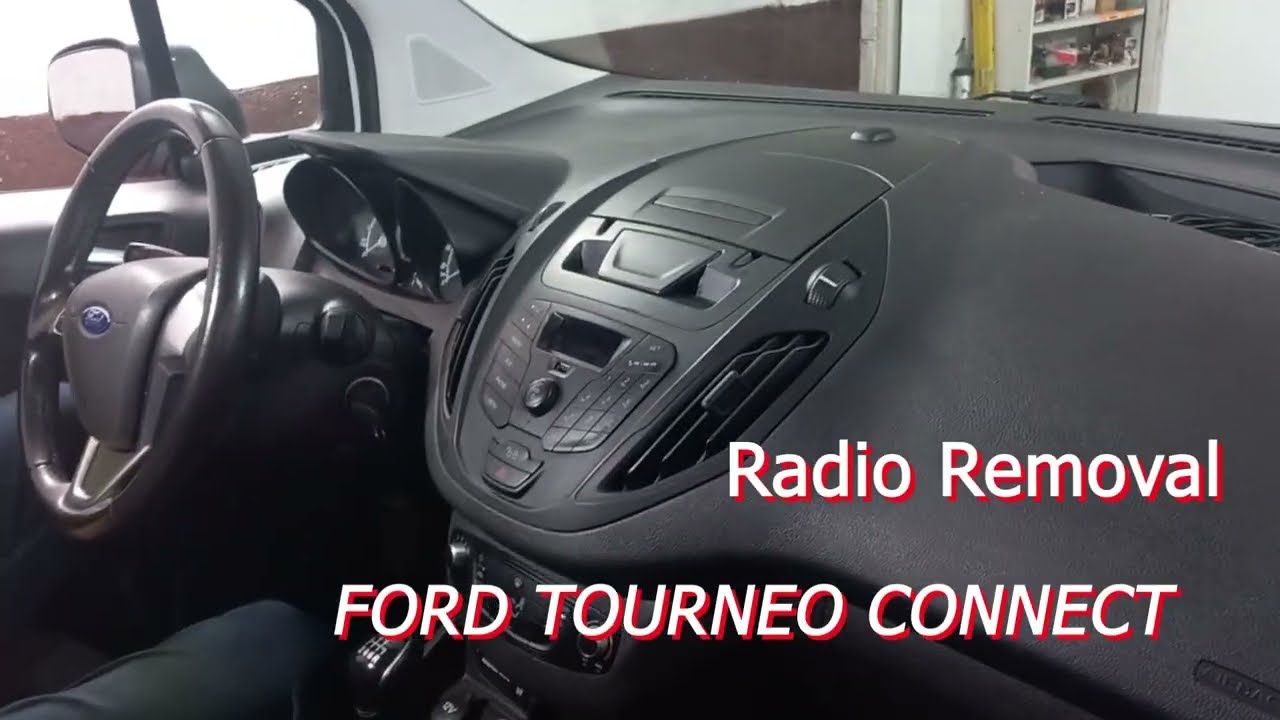 Extracción de la radio Ford Tourneo Connect 2019 Tutorial