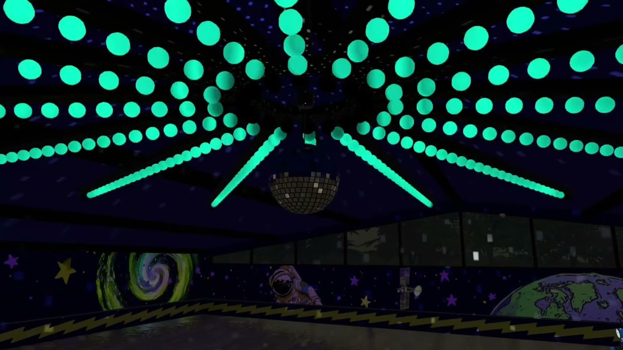 You won't Fall 🛼  #clockworkmask #rollerrink #vrchatworldshowcase 