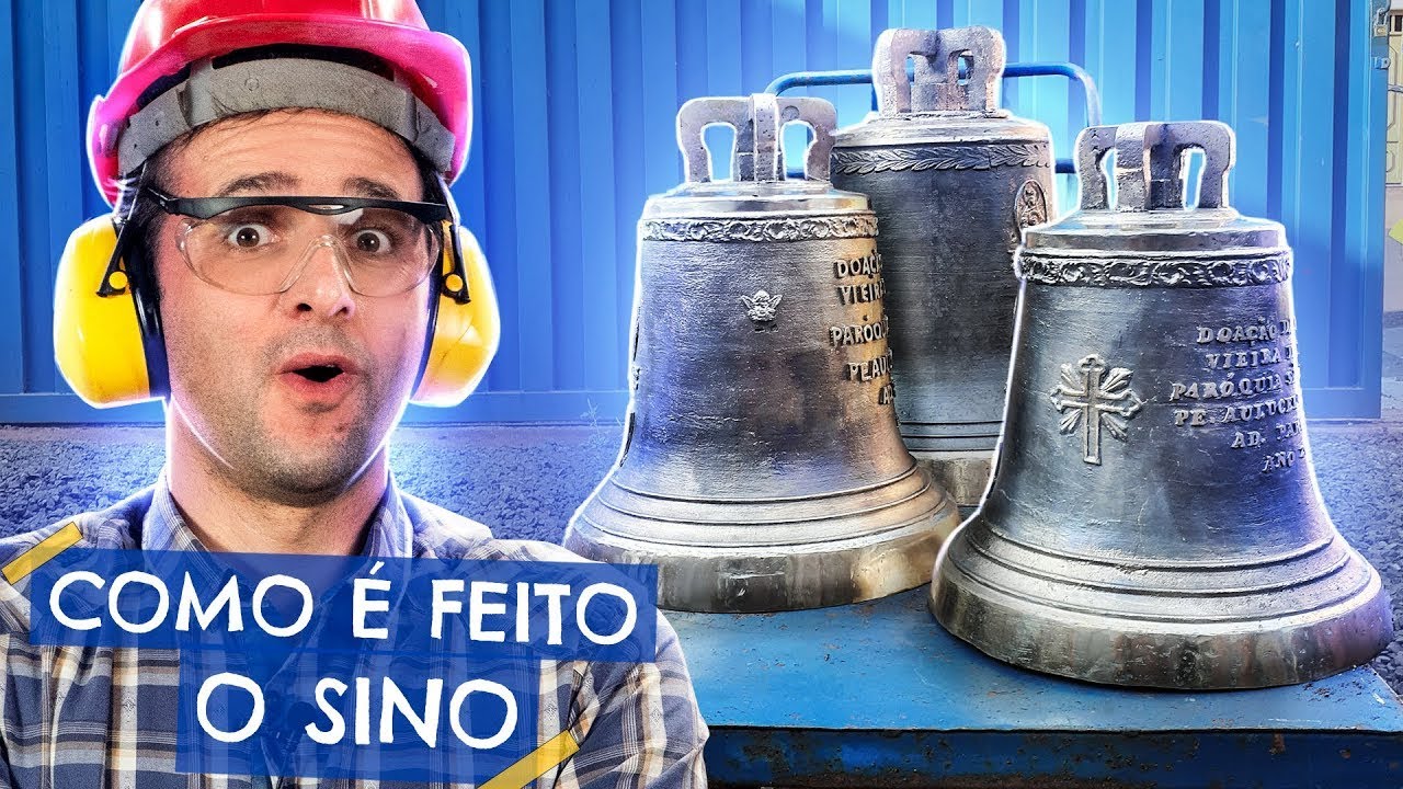 COMO é FABRICADO o SINO de IGREJA 
