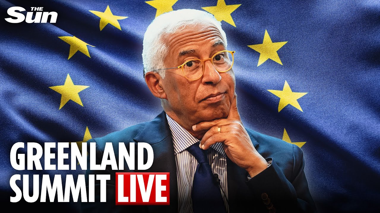 LIVE: EU Leaders arrive at Europa building for emergency Greenland summit