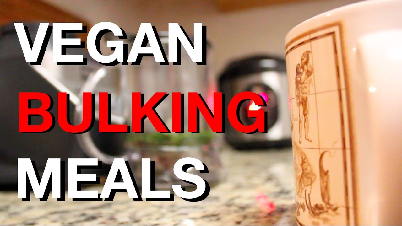 Vegan Bodybuilding Full Day of Eating FOR BULKING | 3,600 CALS