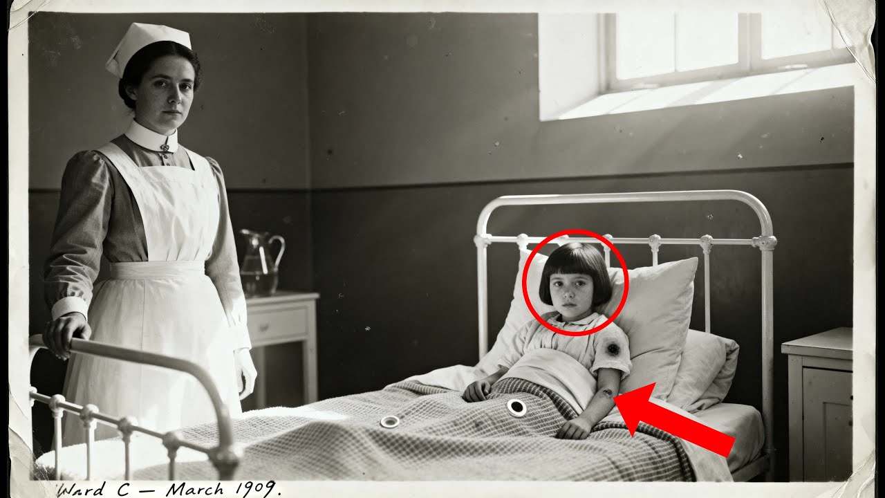 This 1909 Nurse's Portrait Looks Routine Until You See the Burn Marks