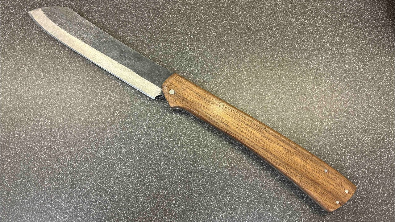 Making a large slipjoint folding knife. #makerknife #knife