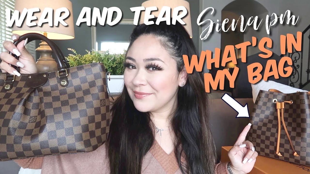 WHAT I FIT IN MY NEW LOUIS VUITTON NEO NOE | WEAR AND TEAR ON SIENA PM | RE-UPLOAD
