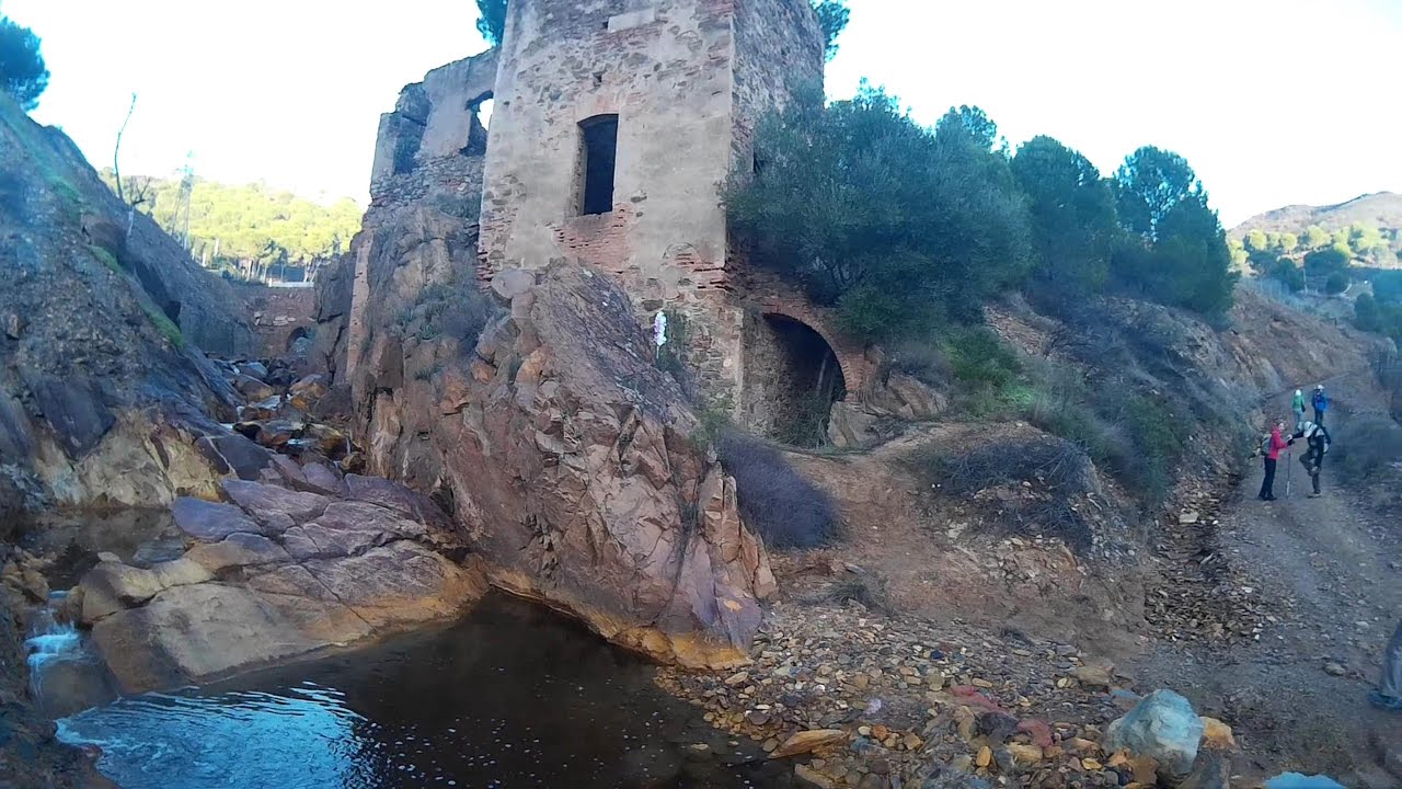 Senderismo Los Molinos del Odiel en Calañas. Molinos del Batán HD. Mejores rutas de Senderismo.