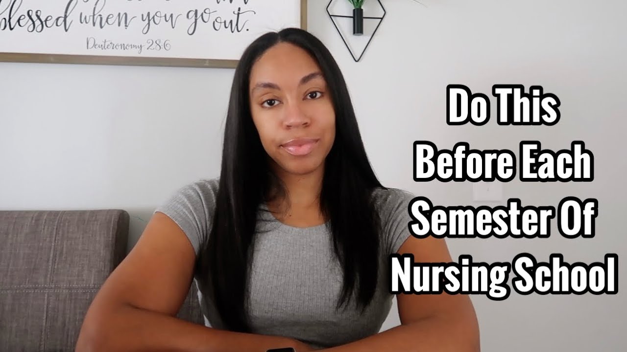 Do This Before Each Nursing Semester| how I prep for each semester of nursing school