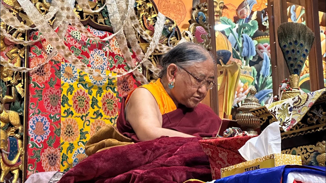 Sakya Gongma Trichen Rinpoche at Guru Sakya Monastery 2024 /Queens of Hills Darjeeling