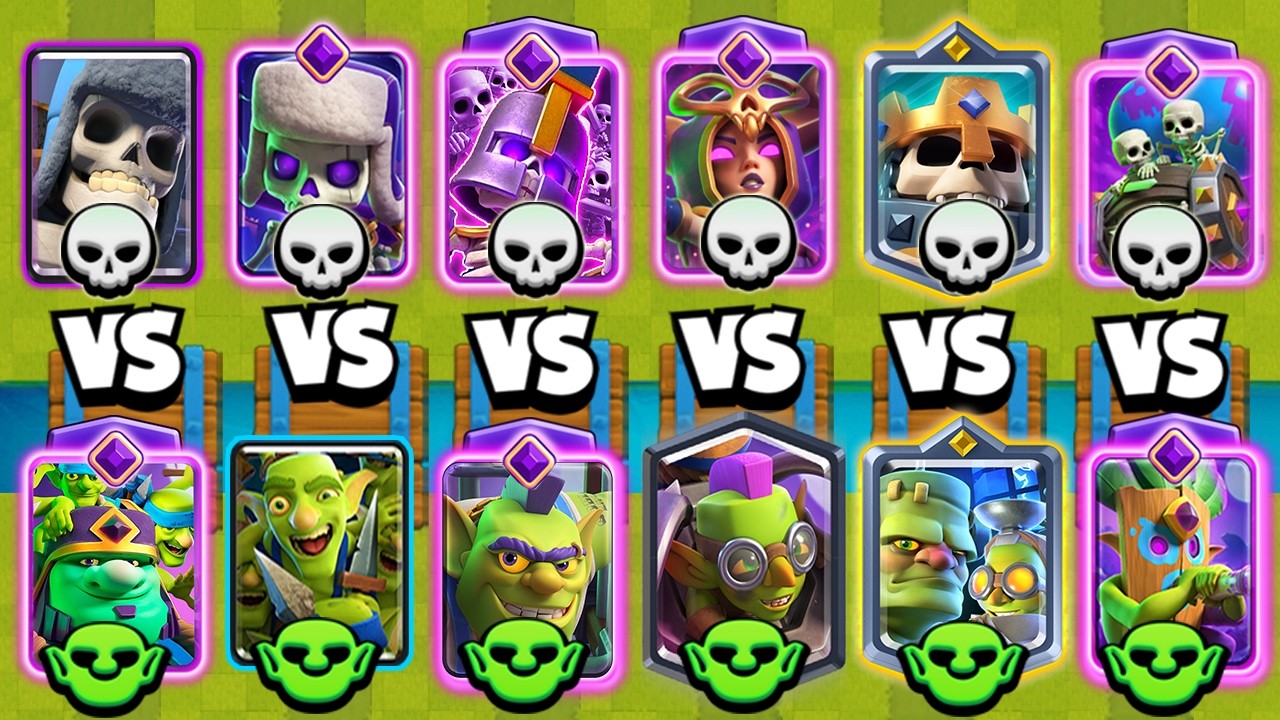 NEW SKELETONS  vs NEW GOBLINS | WHICH IS BETTER? | Clash Royale