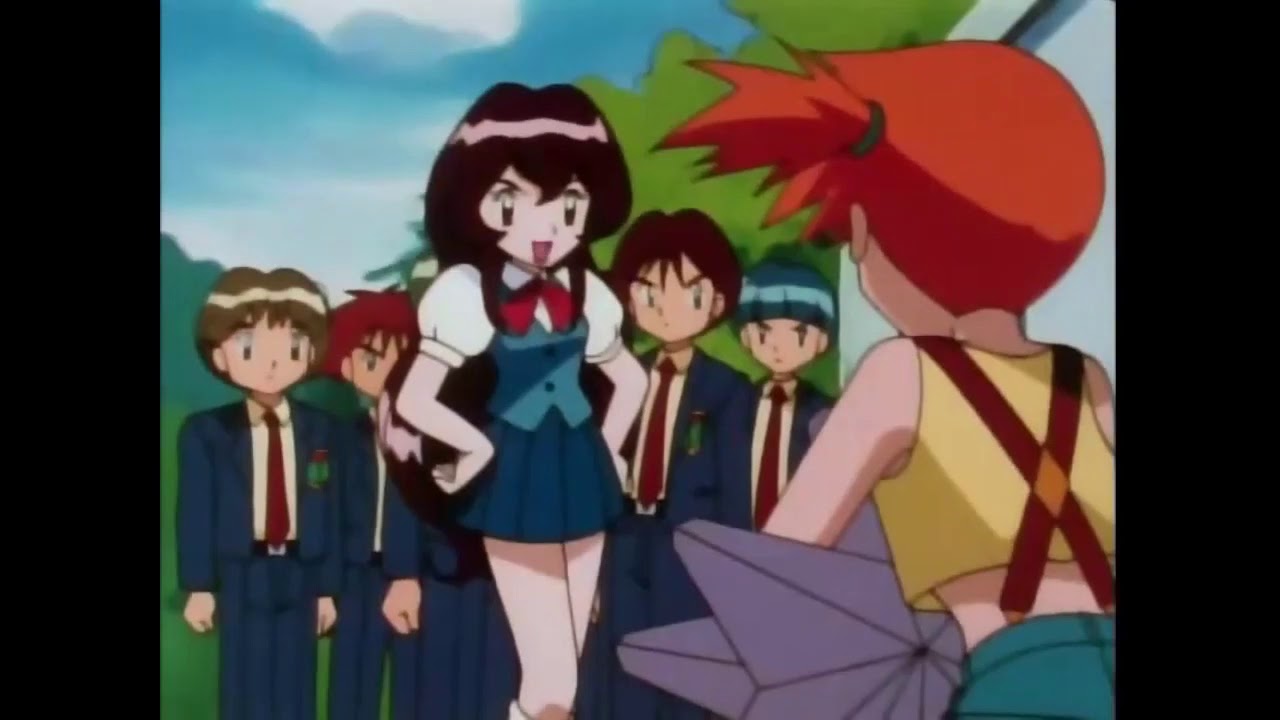 Giselle le dice a Misty que el pokemon es tan fuerte como su entrenador (LATINO)