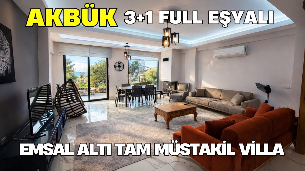 ❗️ACİL SATILIK❗️Geniş Kullanım Alanlarına Sahip Şömineli Fırsat Fiyatlı Villa