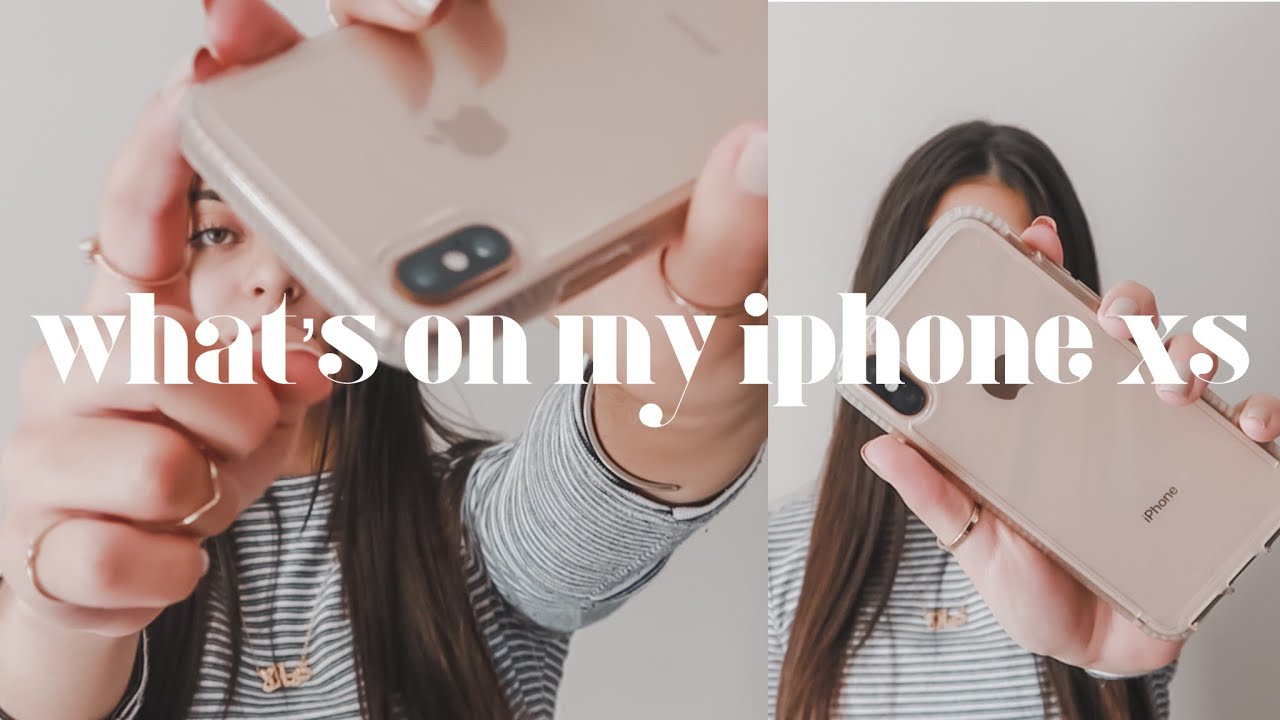 WHAT'S ON MY IPHONE XS 2020 | Tamarah Gabriella