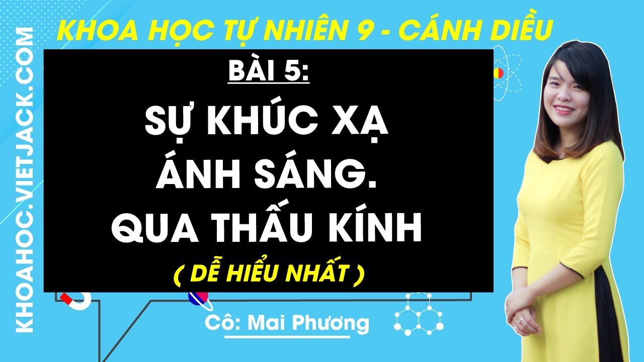 Khoa học tự nhiên 9 Bài 5: Sự khúc xạ ánh sáng qua thấu kính | Cánh diều (DỄ HIỂU NHẤT)