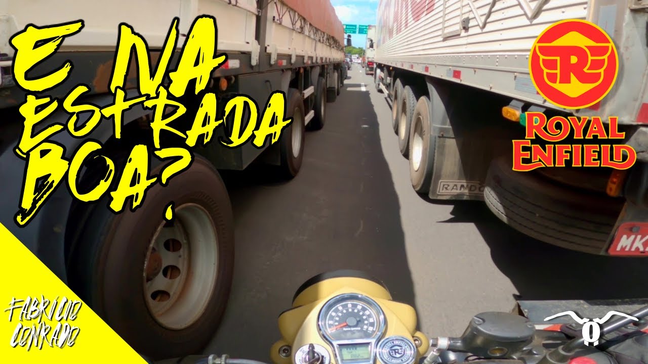 Moto Classic 350 na estrada boa - Royal Enfield