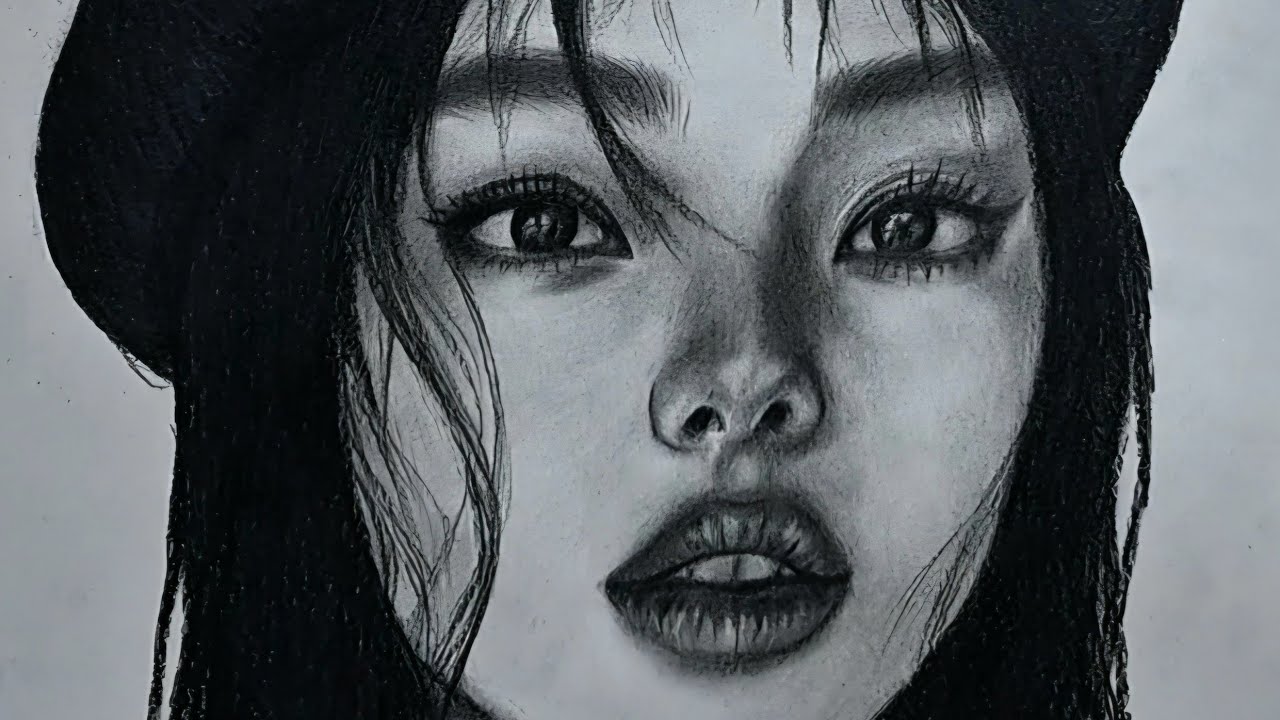 How to Draw a Realistic Portrait _ From Sketch to Lifelike Details 
