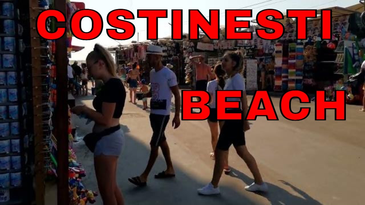 [4K]  [2022] COSTINESTI BEACH Walk- Summer Fun, Most Magnificent Beaches - 4K Beach Walk