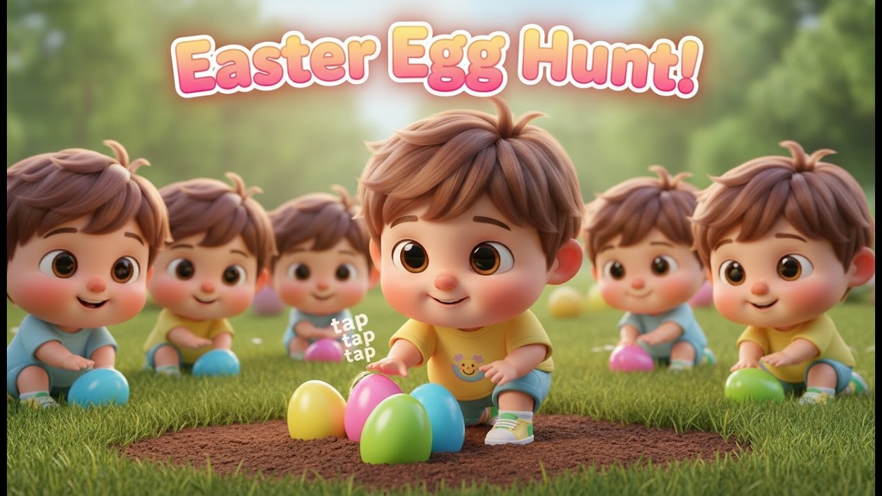 Easter Egg Song + More Color Song – Nursery Rhyme, Color Fun, and Playful Holiday Adventure