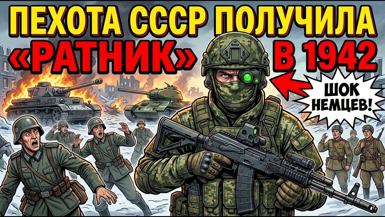 ЧТО ЕСЛИ ПЕХОТА СССР получила «РАТНИК» в 1942