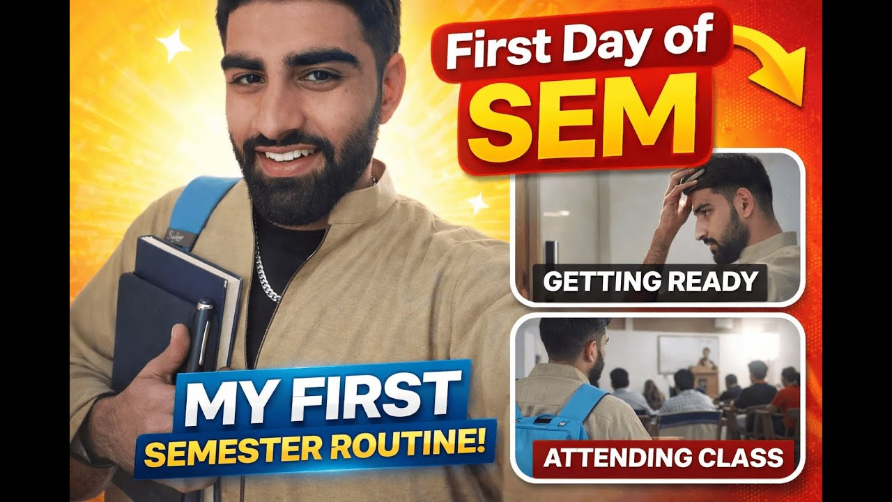 New Semester, New Me | First Day of Sem Routine 