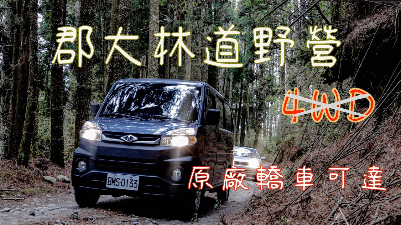 來去郡大山野營吧！四傳？不用！轎車也能來。｜郡大林道｜Veryca A180