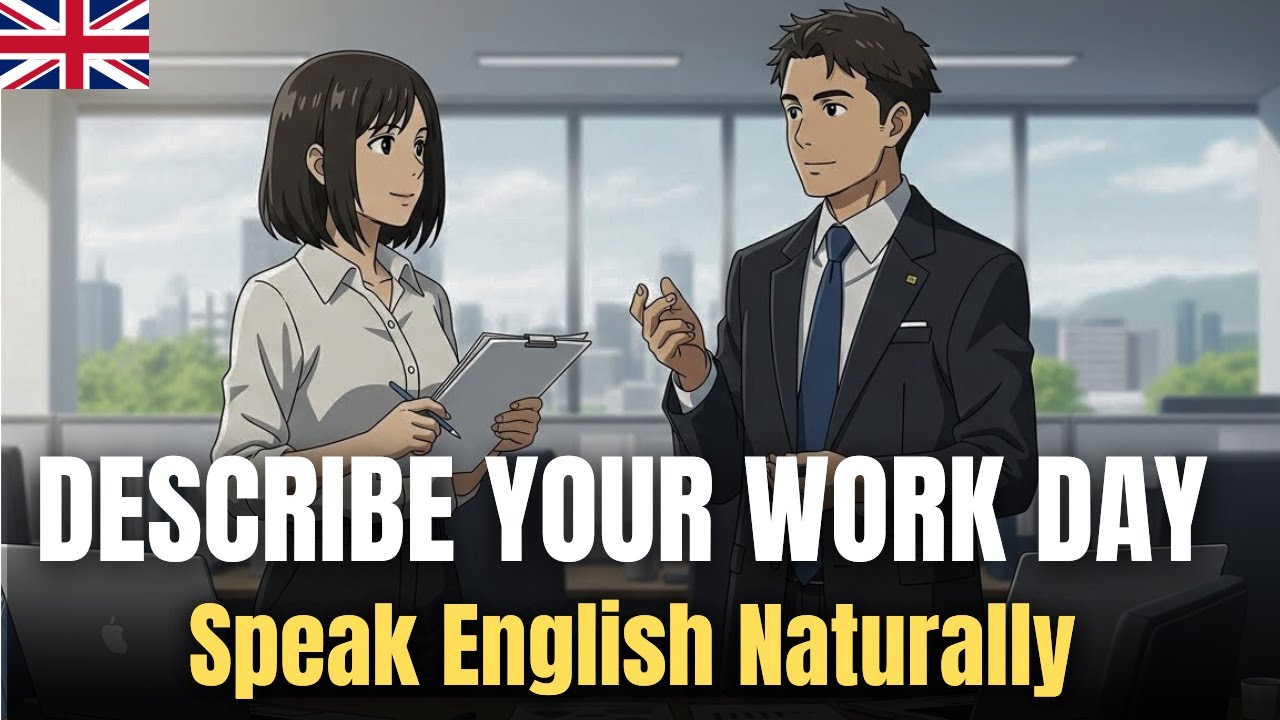 Describe Your Work Day in English Naturally | Easy Conversations