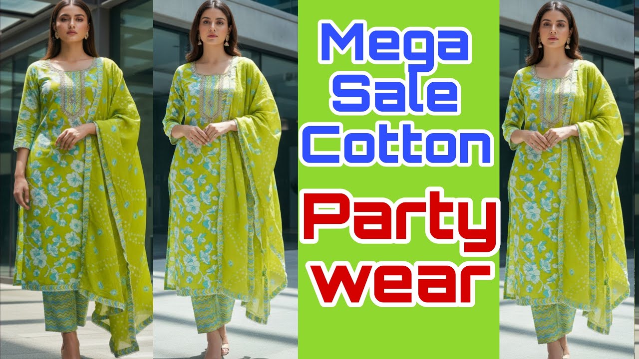 New Cotton Partywear suit Sale 😍 9871475647 order no